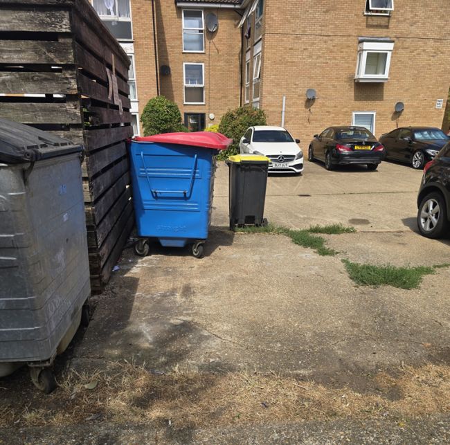 The commercial waste now removed from the Enfield property